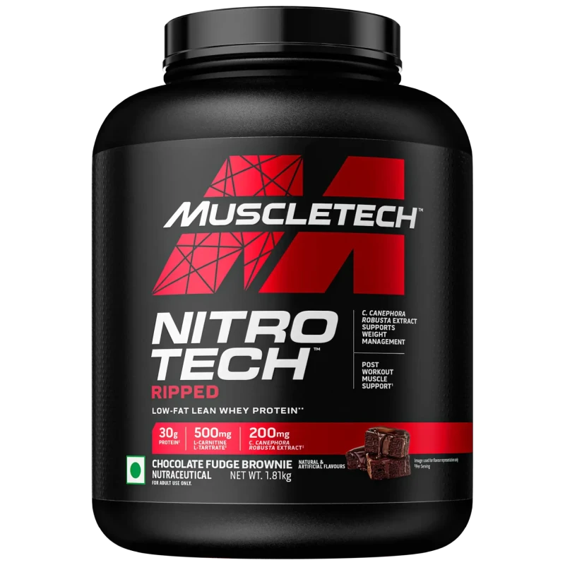 MUSCLETECH NITRO-TECH RIPPED WHEY PROTEIN POWDER